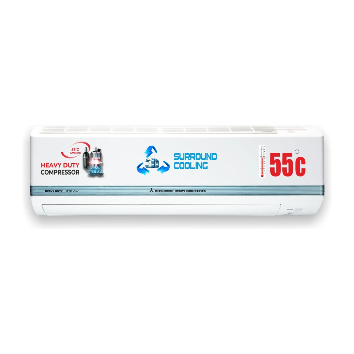 MITSUBISHI HEAVY INDUSTRIES 2026 Model 2.15 Ton 2 Star Split Fixed Speed AC (DXK25CAPDA-W, DXC25CAPDA-W, White)