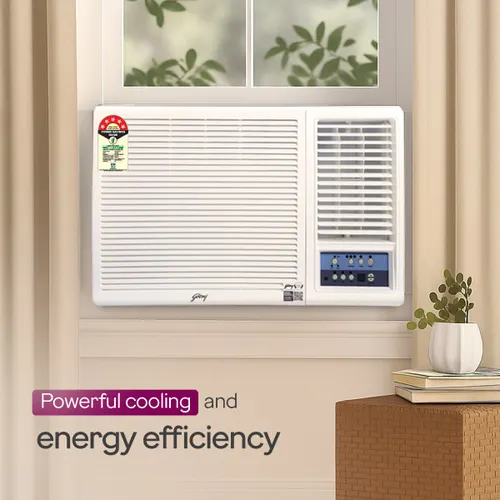 Godrej 1.5 Ton 5 Star Inverter Window AC | 100% Copper Condenser | Turbo Mode | i-sense Technology | 5 Years Warranty (WIC 18F5TG WA, 2026 Model - New BEE Star Rated) White - Image 3