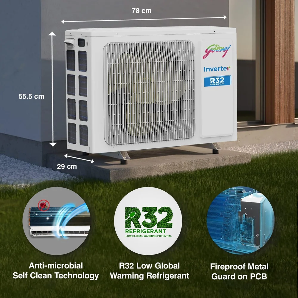 2 Ton Inverter 2T Godrej 5 Star AC 2.0T DSS 24LI5R32 WWR Air Conditioner - Image 4