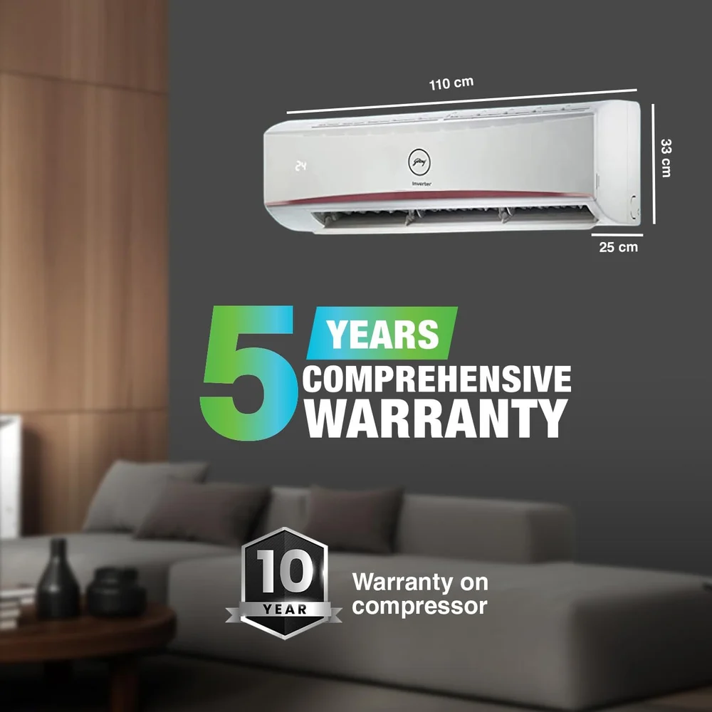 2 Ton Inverter 2T Godrej 5 Star AC 2.0T DSS 24LI5R32 WWR Air Conditioner - Image 2