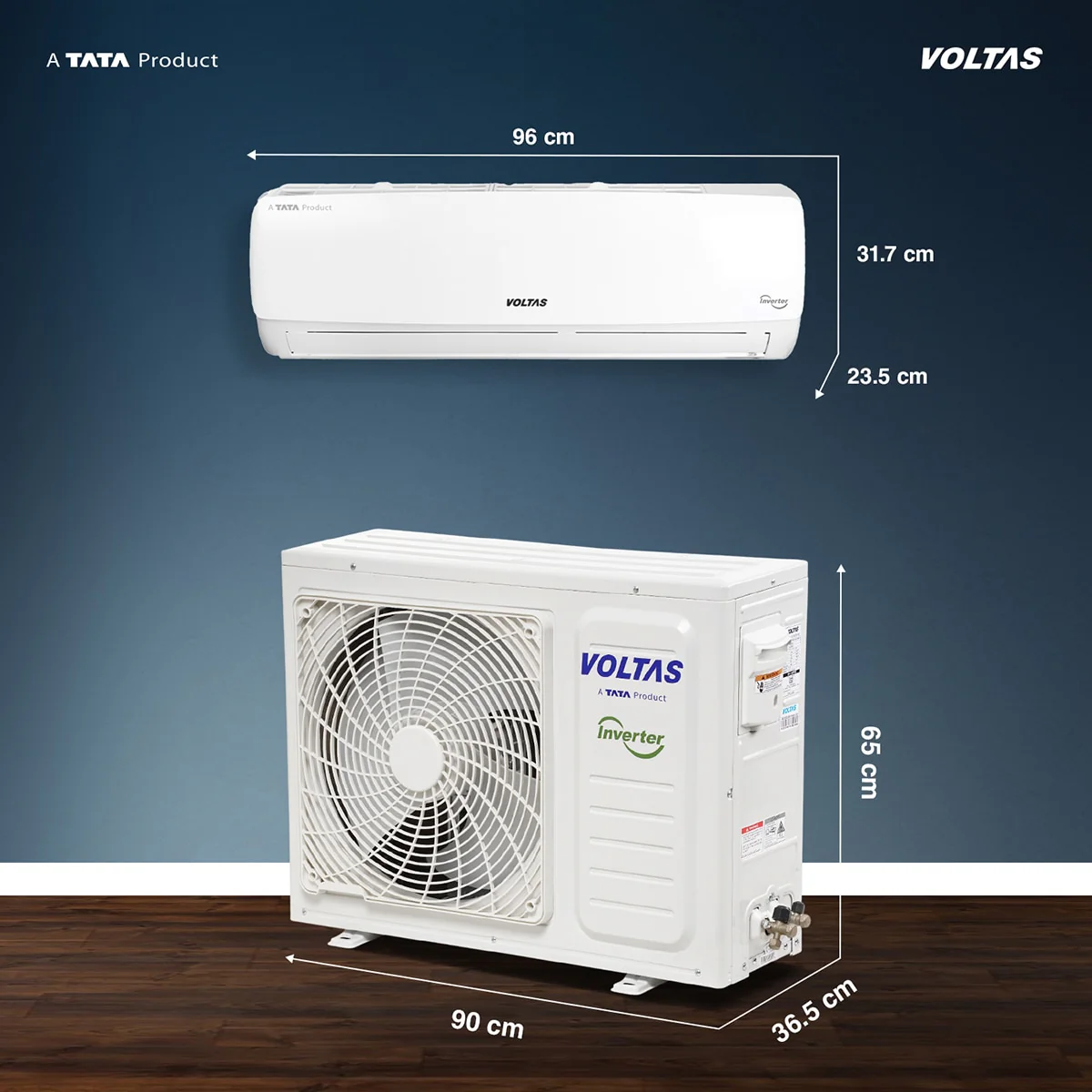 Voltas Split Air Conditioner, 1.5 Ton, 5 Star - 185INV Vectra Elegant - Image 2