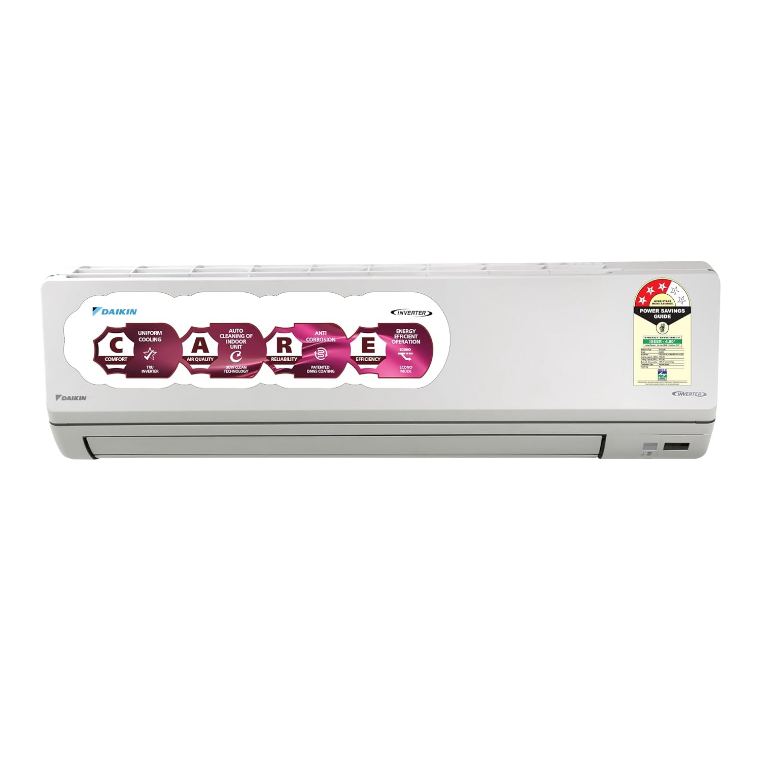 Daikin 2.6 Ton 3 Star Inverter Split AC (Copper, PM2.5 Filter, FTKL90XV16, White)