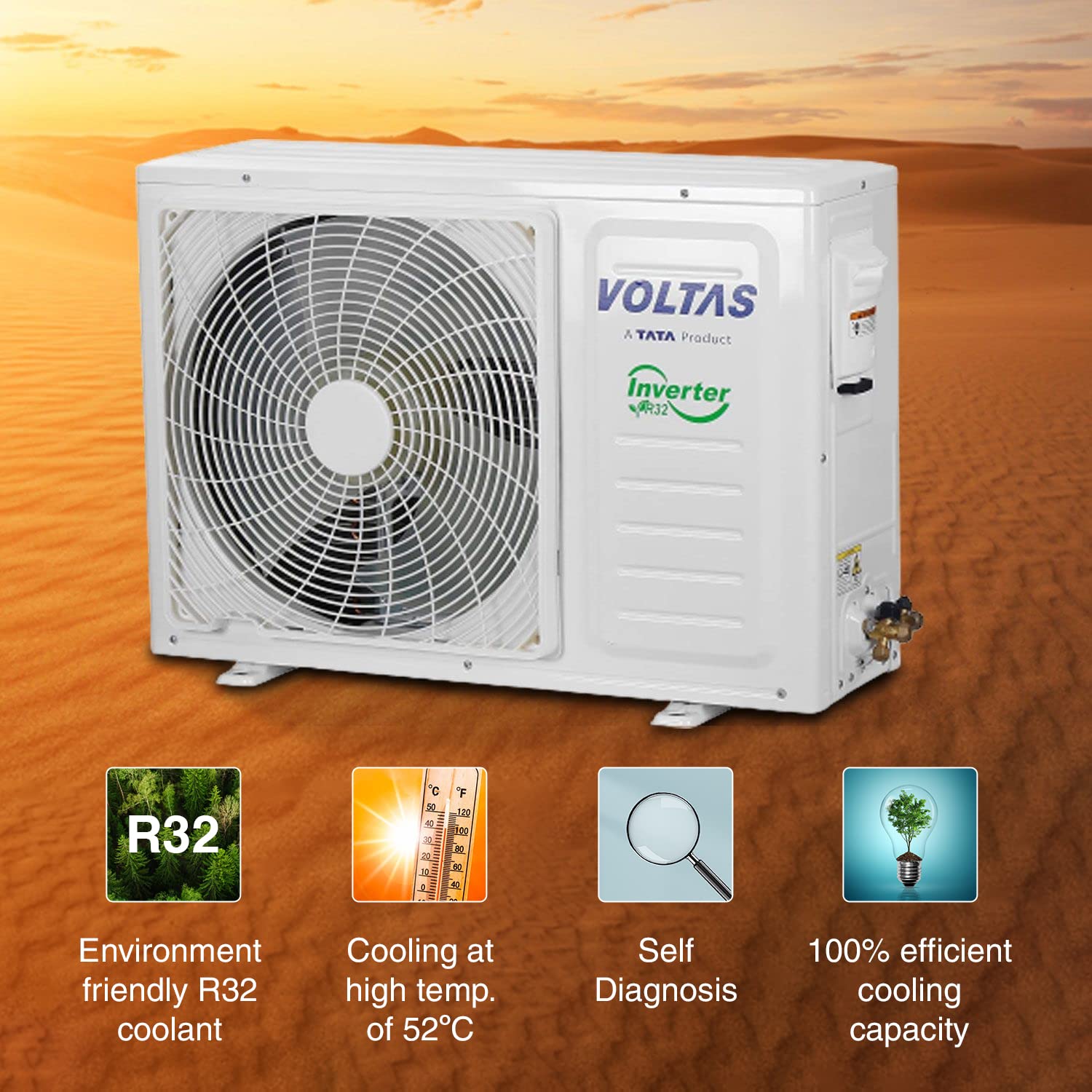 Voltas 1.5 Ton 3 Star, Inverter Split AC 183V Vertis - Image 5