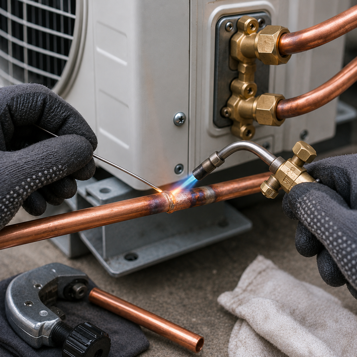 Copper Pipe Leak Repair