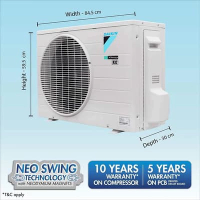 Daikin (FTKL60XV16) 1.8 Ton 3 Star , Inverter Split AC (1.8 Ton, 3 Star) - Image 4
